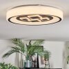 Jalon Plafondlamp, Paneel LED Wit, 1-licht, Afstandsbediening