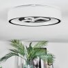 Jalon Plafondlamp, Paneel LED Wit, 1-licht, Afstandsbediening