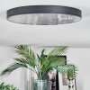 Elmar Plafondlamp, Paneel LED Zwart, 1-licht
