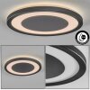 Gelan Plafondlamp, Paneel, Wandlamp LED Zwart, Wit, 1-licht