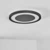 Gelan Plafondlamp, Paneel, Wandlamp LED Zwart, Wit, 1-licht