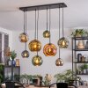 Ripoll Hanglamp, Kogellampje, Hanglamp Blauw, Chroom, Goud, Groen, Koperkleurig, Rookkleurig, 8-lichts