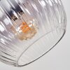 Koyoto Plafondlamp, Kogellampje Duidelijk, Rookkleurig, 5-lichts