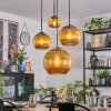 Koyoto Hanglamp, Kogellampje, Cluster hanglamp Goud, 4-lichts