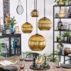 Koyoto Hanglamp, Kogellampje, Cluster hanglamp Goud, 4-lichts