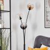 Koyoto Kogellampje, Staande lamp Amber, Duidelijk, Rookkleurig, 3-lichts