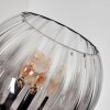 Koyoto Kogellampje, Staande lamp Amber, Duidelijk, Rookkleurig, 3-lichts