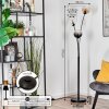 Koyoto Kogellampje, Staande lamp Amber, Duidelijk, Rookkleurig, 3-lichts