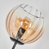 Koyoto Kogellampje, Staande lamp Amber, Duidelijk, Rookkleurig, 3-lichts