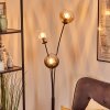 Koyoto Kogellampje, Staande lamp Amber, Duidelijk, Rookkleurig, 3-lichts