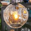 Ripoll Hanglamp, Kogellampje, Cluster hanglamp Amber, Duidelijk, Rookkleurig, 4-lichts