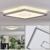 Simonstorp Plafondlamp, Paneel LED Zilver, Wit, 1-licht