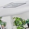 Simonstorp Plafondlamp, Paneel LED Zilver, Wit, 1-licht
