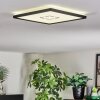 Simonstorp Plafondlamp, Paneel LED Zwart, Wit, 1-licht