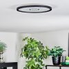 Simonstorp Plafondlamp, Paneel LED Zwart, Wit, 1-licht