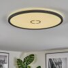 Simonstorp Plafondlamp, Paneel LED Zwart, Wit, 1-licht