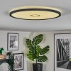 Simonstorp Plafondlamp, Paneel LED Zwart, Wit, 1-licht