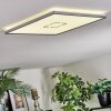 Simonstorp Plafondlamp, Paneel LED Zilver, Wit, 1-licht