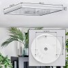 Simonstorp Plafondlamp, Paneel LED Zilver, Wit, 1-licht