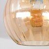 Koyoto Plafondlamp, Kogellampje 40 cm Natuurlijke kleuren, Zwart, 3-lichts
