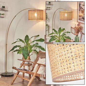 Barcos Staande lamp Messing, Zwart, 1-licht Barcos Staande lamp Messing, Zwart, 1-licht