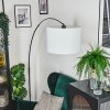Bassagoda Staande lamp Chroom, Zwart, 1-licht