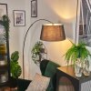 Bassagoda Staande lamp Chroom, Zwart, 1-licht