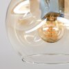 Ripoll Plafondlamp, Kogellampje Natuurlijke kleuren, Zwart, 3-lichts