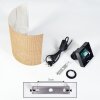 Labrujo Licht omhoog & omlaag, Wandlamp Zwart, 1-licht