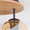 Koyoto Plafondlamp, Kogellampje 40 cm Natuurlijke kleuren, Zwart, 3-lichts