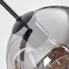 Ripoll Hanglamp, Kogellampje, Hanglamp Amber, Rookkleurig, 8-lichts