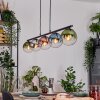 Gastor Hanglamp, Kogellampje, Hanglamp Blauw, Chroom, Groen, Duidelijk, Koperkleurig, Rookkleurig, 5-lichts