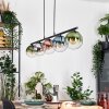 Gastor Hanglamp, Kogellampje, Hanglamp Blauw, Chroom, Groen, Duidelijk, Koperkleurig, Rookkleurig, 5-lichts