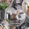 Ripoll Hanglamp, Kogellampje, Hanglamp Amber, Duidelijk, Rookkleurig, 8-lichts
