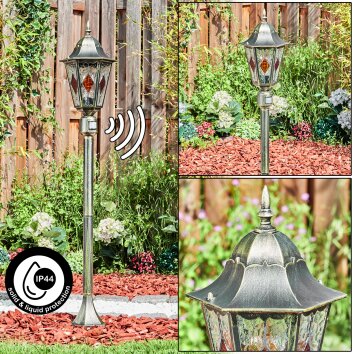 Hongkong Pad licht Bruin, Goud, 1-licht, Bewegingsmelder Hongkong Pad licht Bruin, Goud, 1-licht, Bewegingsmelder