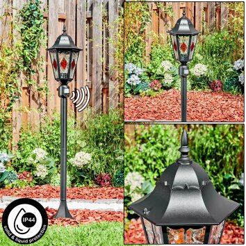 Hongkong Pad licht Zwart, 1-licht, Bewegingsmelder Hongkong Pad licht Zwart, 1-licht, Bewegingsmelder