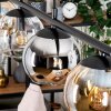 Koyoto Hanglamp, Kogellampje, Hanglamp Amber, Chroom, Duidelijk, Rookkleurig, 4-lichts