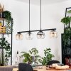 Koyoto Hanglamp, Kogellampje, Hanglamp Amber, Duidelijk, Rookkleurig, 4-lichts