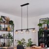 Koyoto Hanglamp, Kogellampje, Hanglamp Amber, Duidelijk, Rookkleurig, 4-lichts
