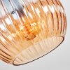 Koyoto Plafondlamp, Kogellampje Amber, 5-lichts