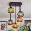 Koyoto Plafondlamp, Kogellampje Blauw, Goud, Groen, Koperkleurig, 5-lichts