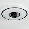 Loron Plafondlamp, Paneel LED Zilver, Wit, 1-licht