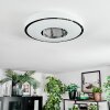 Loron Plafondlamp, Paneel LED Zilver, Wit, 1-licht