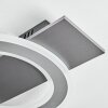 Lidor Plafondlamp LED Zwart, Zilver, 1-licht