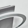 Lidor Plafondlamp LED Zwart, Zilver, 1-licht