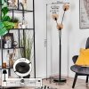 Koyoto Kogellampje, Staande lamp Amber, 3-lichts