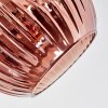 Ripoll Plafondlamp, Kogellampje Chroom, Goud, Koperkleurig, Rookkleurig, 6-lichts