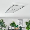 Simonstorp Plafondlamp, Paneel LED Zilver, Wit, 1-licht