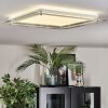 Ipres Plafondlamp, Paneel LED Zilver, Wit, 1-licht