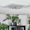 Ipres Plafondlamp, Paneel LED Zilver, Wit, 1-licht